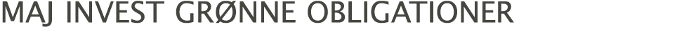 Maj invest grønne obligationer