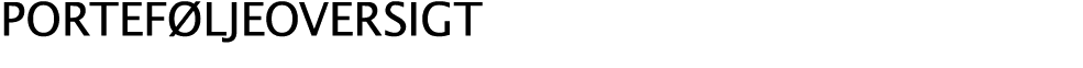 porteføljeoversigt
