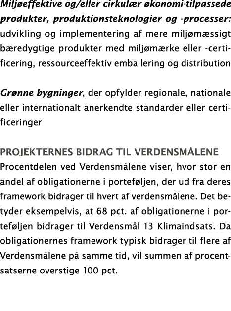 Miljøeffektive og eller cirkulær økonomi-tilpassede produkter, produktionsteknologier og -processer: udvikling og imp   