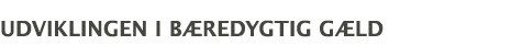UDVIKLINGEN I BÆREDYGTIG GÆLD 