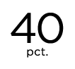 40 pct 