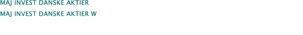  maj invest danske aktier maj invest danske aktier W 