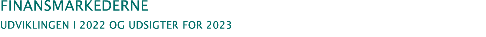  Finansmarkederne udviklingen i 2022 og udsigter for 2023