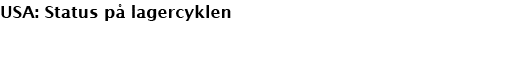 USA: Status p lagercyklen