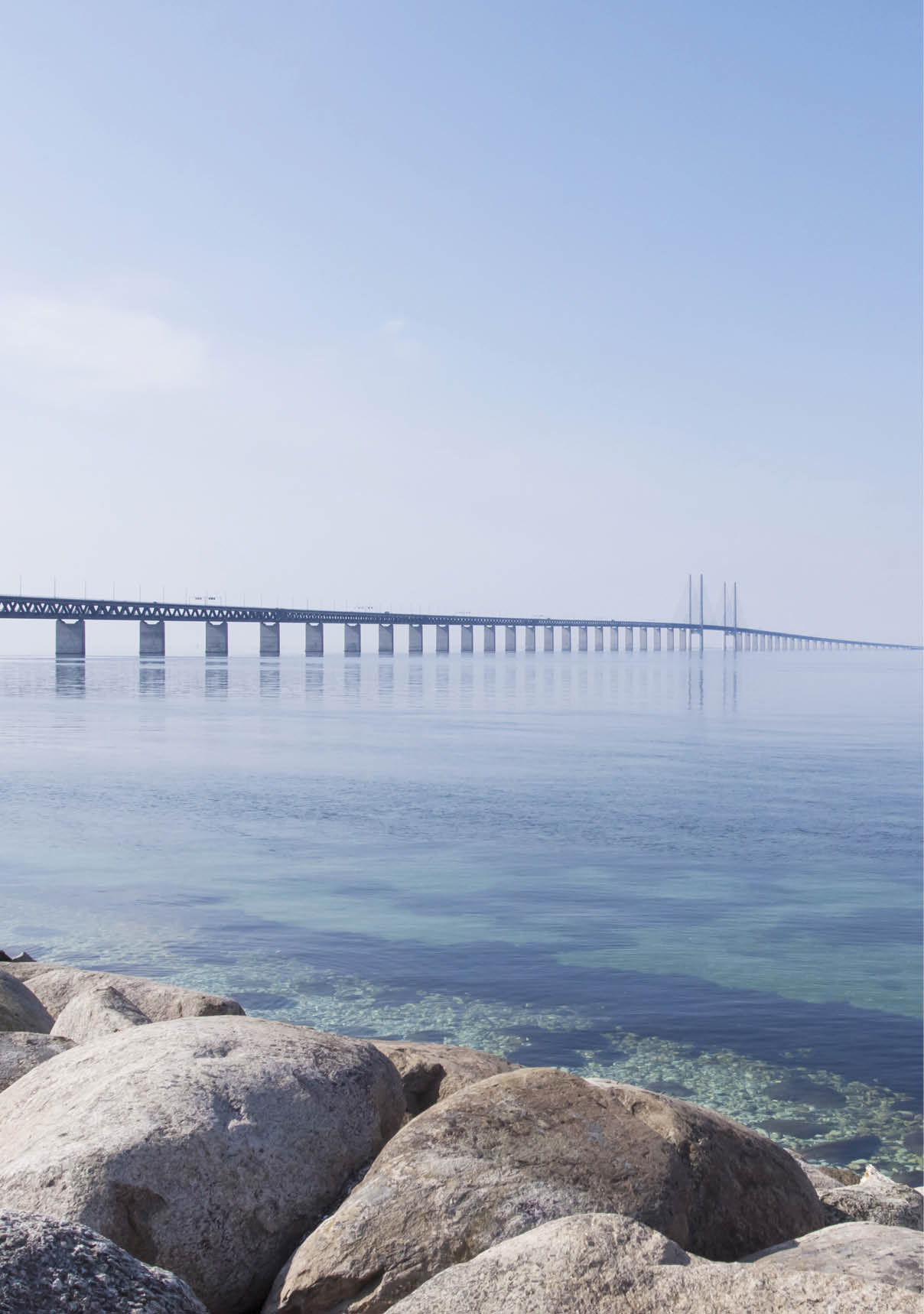 The bridge between Denmark and Sweden over Öresund