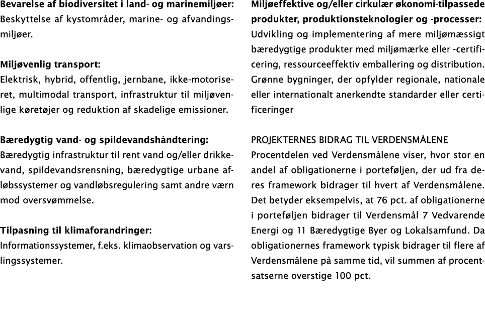 Bevarelse af biodiversitet i land- og marinemilj er: Beskyttelse af kystomr der, marine- og afvandingsmilj er. Milj v...