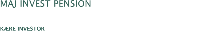 Maj Invest Pension K re investor