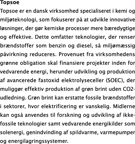 Topsoe Topsoe er en dansk virksomhed specialiseret i kemi og milj teknologi, som fokuserer p at udvikle innovative l...