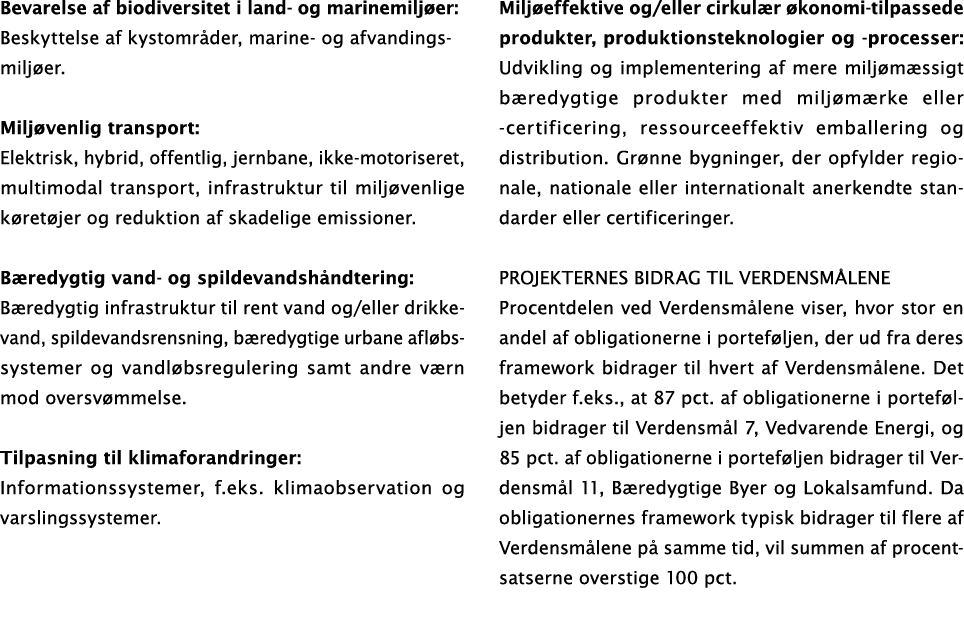 Bevarelse af biodiversitet i land og marinemilj er: Beskyttelse af kystomr der, marine og afvandingsmilj er. Milj ven...