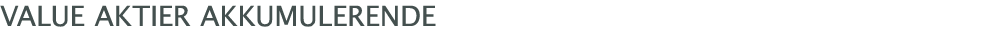  Value Aktier Akkumulerende