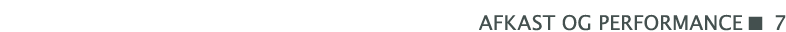 Afkast og performance  