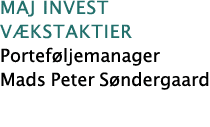 Maj Invest Vækstaktier Porteføljemanager Mads Peter Søndergaard 