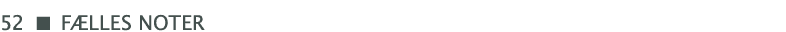    Fælles Noter