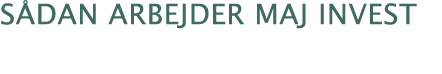 s dan arbejder maj invest