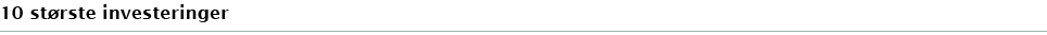 10 st rste investeringer