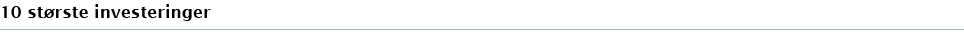 10 st rste investeringer