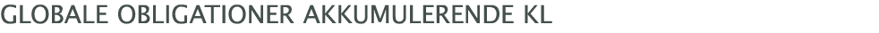  Globale Obligationer Akkumulerende KL