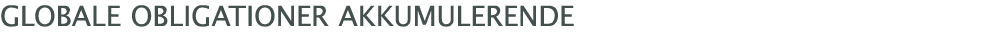  Globale Obligationer Akkumulerende