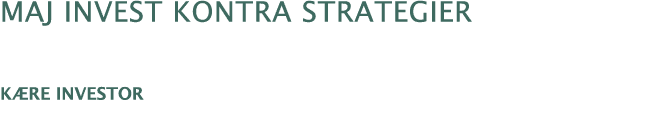Maj Invest Kontra Strategier K re investor
