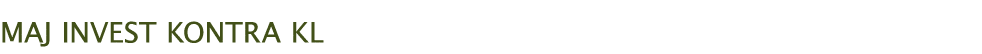 MAJ INVEST KONTRA KL