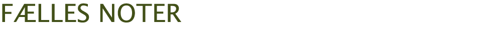 fælles noter