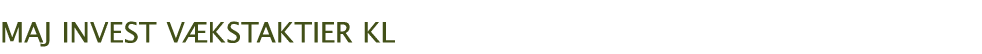 MAJ INVEST VÆKSTAKTIER KL