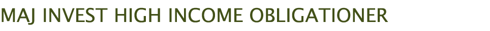  maj invest High income obligationer
