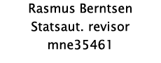 Rasmus Berntsen Statsaut  revisor mne35461
