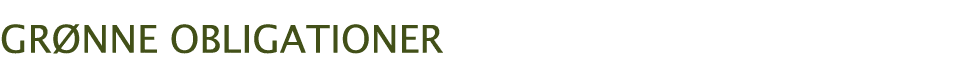 Grønne Obligationer