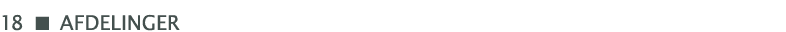  ￼ afdelinger
