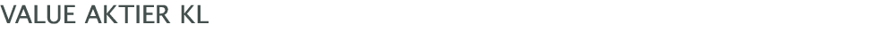 ﻿Value Aktier KL
