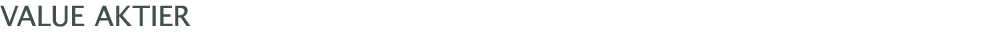 ﻿Value Aktier