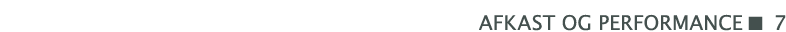 Afkast og performance ￼ 
