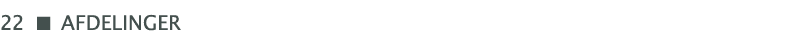  ￼ afdelinger