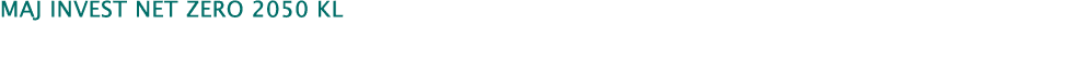 MAJ INVEST Net Zero 2050 KL