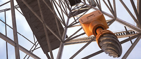 Drill Tower With Clear Sky During Sunrise