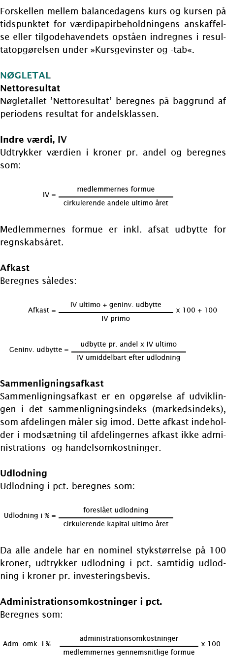 Forskellen mellem balancedagens kurs og kursen p tidspunktet for v rdipapirbeholdningens anskaffelse eller tilgodeha...