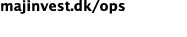majinvest.dk/ops 